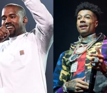 Kanye West spotted in the studio with Blueface