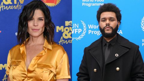 Neve Campbell reacts to The Weeknd name-dropping her on new album