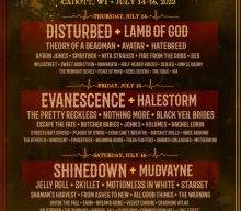 SHINEDOWN, DISTURBED And EVANESCENCE To Headline 2022 ROCK FEST