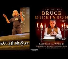 Watch IRON MAIDEN’s BRUCE DICKINSON Sing A Cappella Version Of ‘The Writing On The Wall’ In Pittsburgh