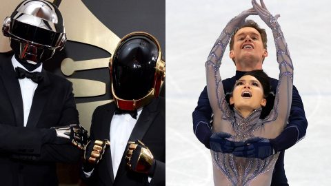 Watch US ice skating pair perform to Daft Punk at the Winter Olympics