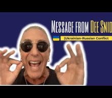 DEE SNIDER Shares ‘Stand (For Ukraine)’ Awareness Music Video