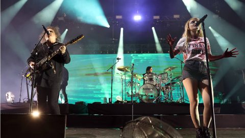 CHVRCHES live in London: a gothic sci-fi spectacular with Robert Smith on guitar