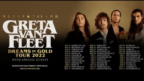 GRETA VAN FLEET Announces Summer/Fall 2022 U.S. Arena Tour Dates