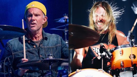 Red Hot Chili Peppers’ Chad Smith shares video paying tribute to Taylor Hawkins