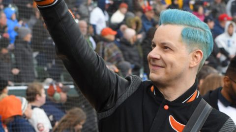 Watch Jack White perform US national anthem at Detroit Tigers game