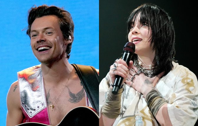 Harry Styles says Billie Eilish “broke the spell” of him feeling lost as a young artist