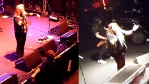 EXODUS And TESTAMENT Pay Tribute To THE BLACK DAHLIA MURDER’s TREVOR STRNAD At Columbus Concert (Video)