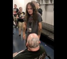 PAUL DI’ANNO Meets STEVE HARRIS, ROD SMALLWOOD Before IRON MAIDEN’s Concert In Croatia: Longer Video Posted Online
