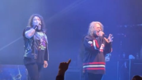 Watch: TESTAMENT Joined By EXODUS’s STEVE ‘ZETRO’ SOUZA For ‘Over The Wall’ Performance In Boston