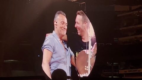 Bruce Springsteen joins Coldplay on stage in New Jersey
