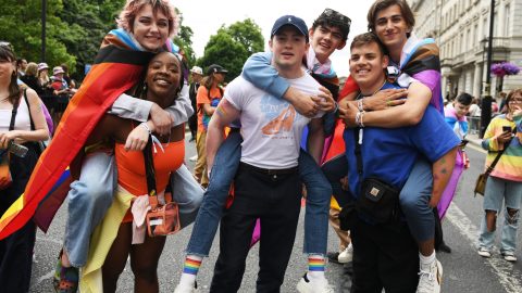‘Heartstopper’ stars appear at Pride march in London