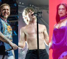 Watch Post Malone play beer pong with Turnstile and Dua Lipa