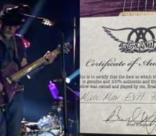 EDDIE VAN HALEN’s Guitar Gift To AEROSMITH’s BRAD WHITFORD Can Be Yours For $26,000