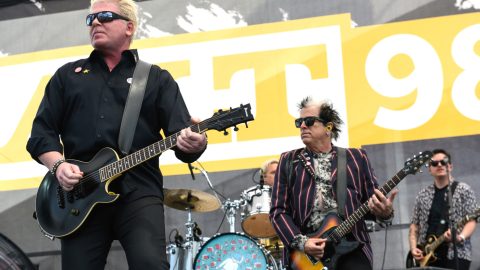 The Offspring are safe after their vehicle caught fire en route to a show