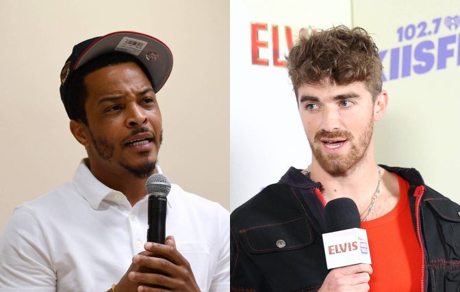 T.I. confirms he punched The Chainsmokers’ Drew Taggart in the face over kiss