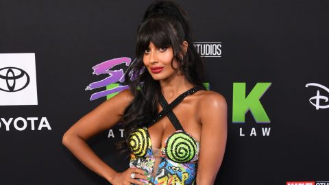 Jameela Jamil hits out at famous feminists for celebrating “known bigot” Karl Lagerfeld at 2023 Met Gala