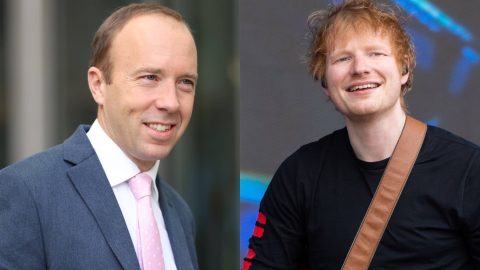 Matt Hancock mocked for calling Ed Sheeran his favourite artist on ‘I’m A Celebrity…’