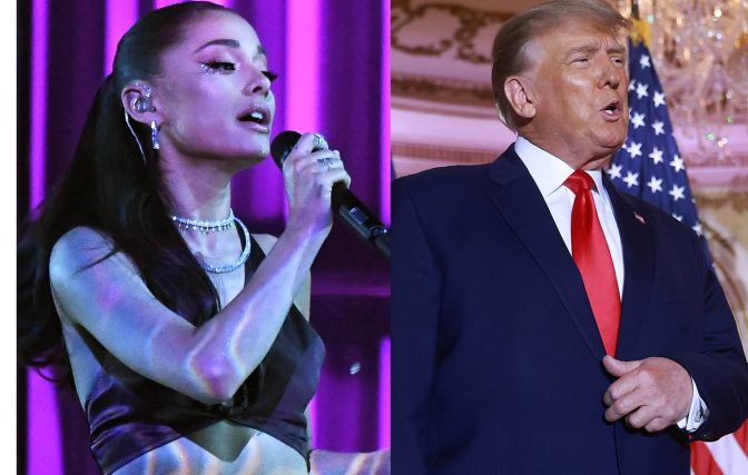 Ariana Grande urges fans to “reject Donald Trump”