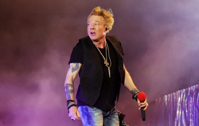Axl Rose says he’ll stop tossing mic into crowd after woman claims injury at Guns N’ Roses show