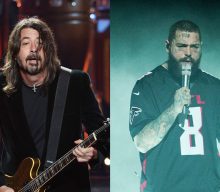Dave Grohl dances and hangs out with Post Malone at Los Angeles show
