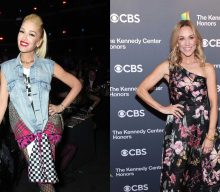 Watch Gwen Stefani and Sheryl Crow compete in axe-throwing competition