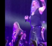 BAM MARGERA Spotted Sidestage At AMON AMARTH Concert In San Diego (Video)