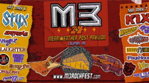 STYX, KIX, EXTREME, WARRANT And GREAT WHITE Among Confirmed Bands For 2023 M3 ROCK FESTIVAL